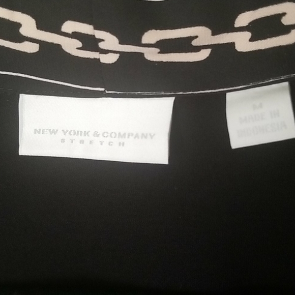 New york & company 90's 00's Y2K chain print top medium - Picture 3 of 7